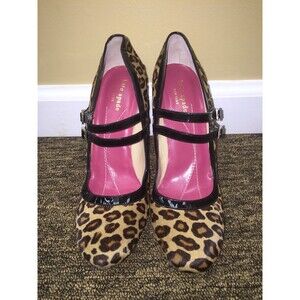 Kate Spade New York hight heels shoes animal hair size 8.5B pre-owned